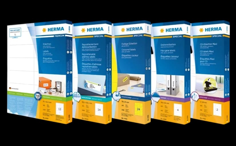 HERMA Etiketten Produktpalette