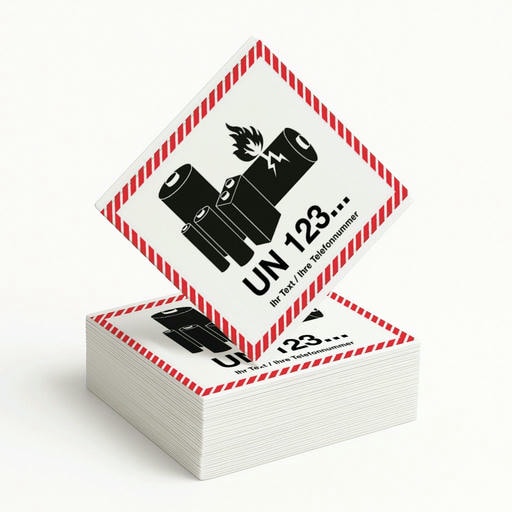 UN-Transportaufkleber